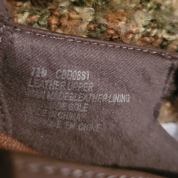 Cobb Hill Light Brown Leather Avery Mary Jane Cross Strap Shoes 7.5M - Picture 4 of 4